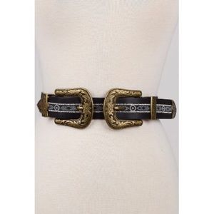 Double Buckle Belt